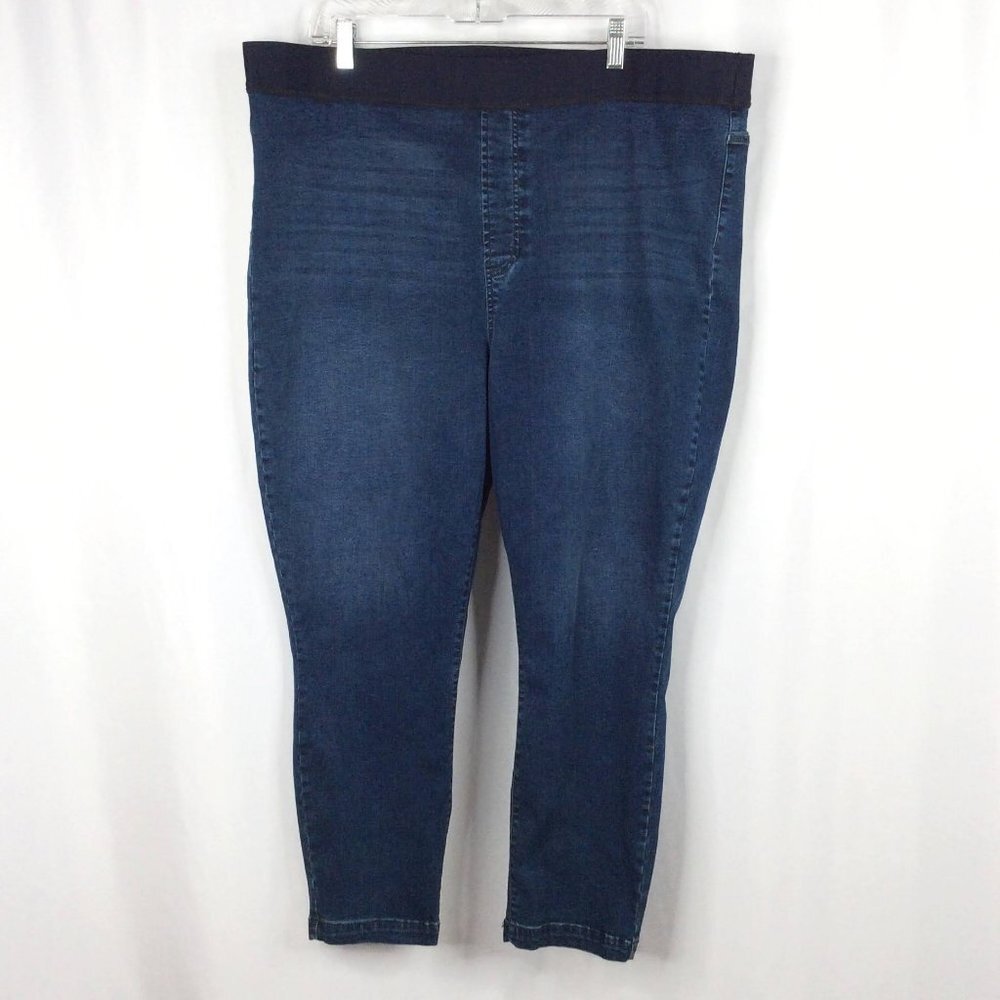 Buffalo David Bitton High Rise Pull On Skinny Jeans Womens Size XXL